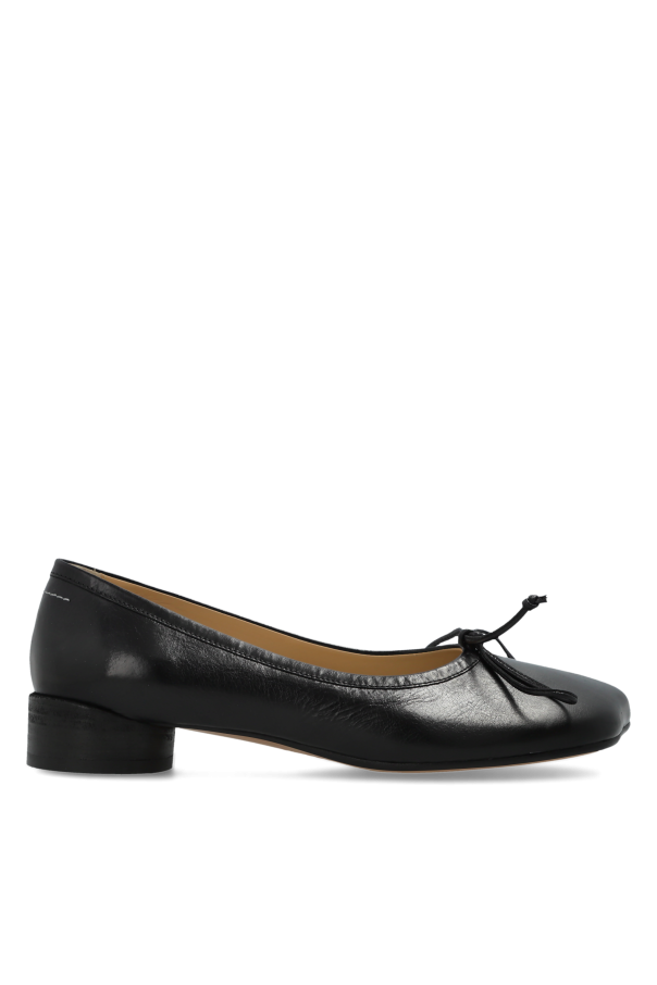 MM6 Maison Margiela マルジェラ　ブラック ハイヒール24cm Black Leather high-heeled shoes MM6 Maison Margiela - Vitkac AS